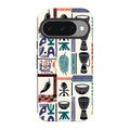 Market Day Icons by Ada Okoye — Pixel 10 Tough Case — Finnaij