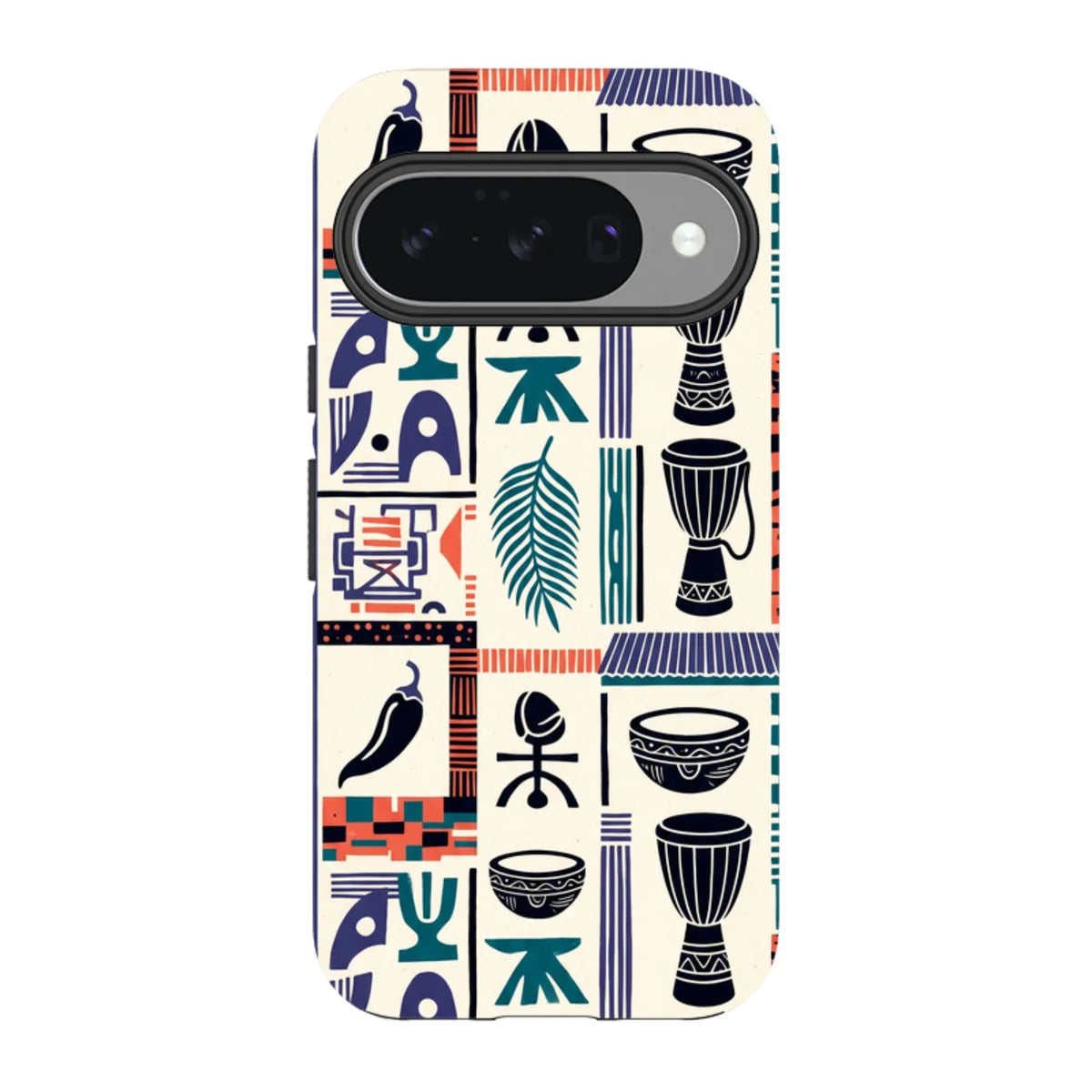 Market Day Icons by Ada Okoye — Pixel 10 Tough Case — Finnaij