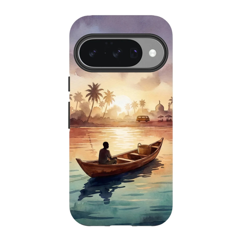 Lagoon Morning by Tobi Akinyemi — Pixel 10 Tough Case — Finnaij