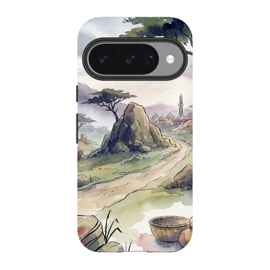 Jos Plateau Cool Light by Tobi Akinyemi — Pixel 10 Tough Case — Finnaij