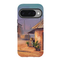 City Edge Quiet Street by Tobi Akinyemi — Pixel 10 Tough Case — Finnaij