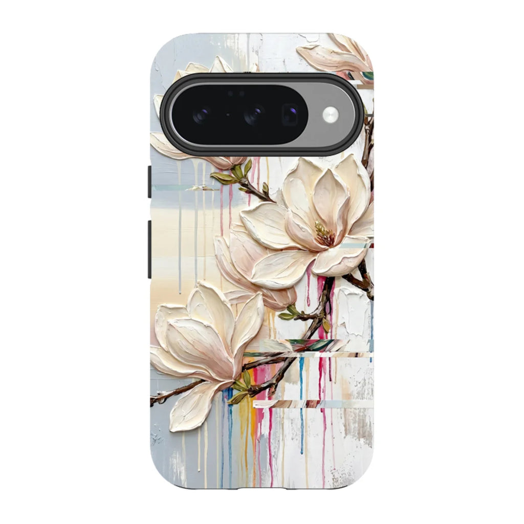 Magnolia Branches by Frida Lövström — Pixel 10 Tough Case — Finnaij