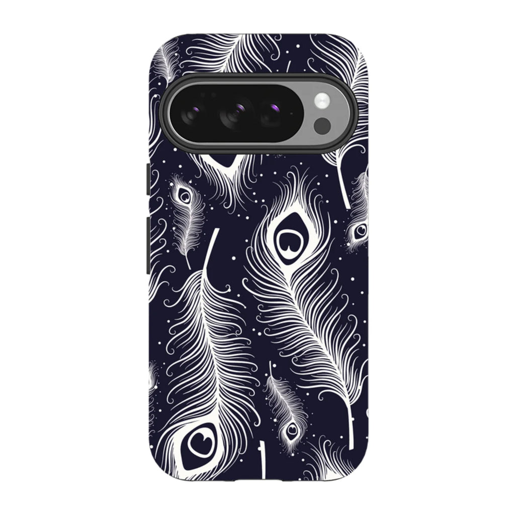 Feathers in Bloom — Pixel 10 Pro Tough Case — Finnaij