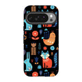Nordic Ornament Black — Pixel 10 Pro Tough Case — Finnaij