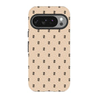 Monogram Beige Harvest — Pixel 10 Pro Tough Case — Finnaij