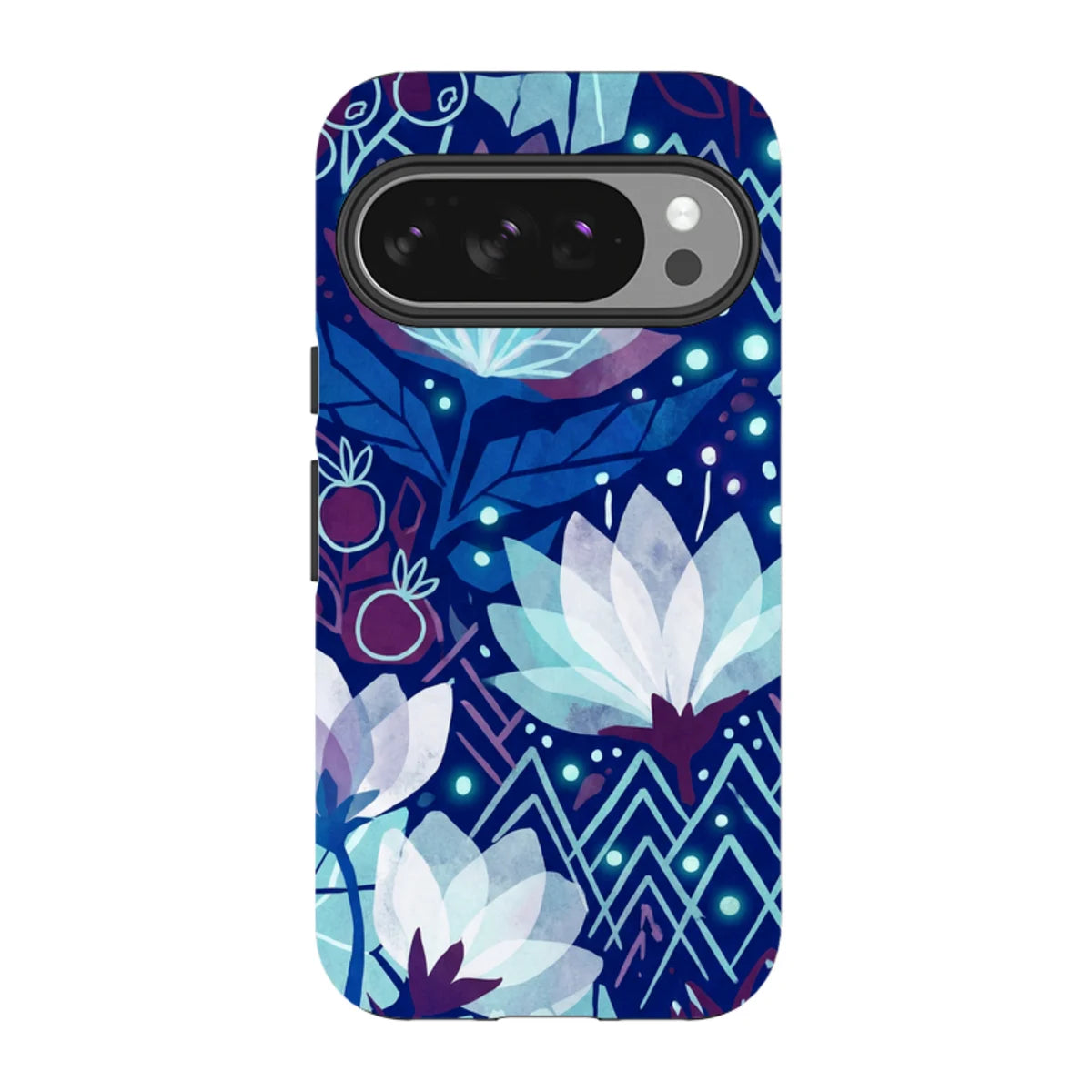 Frozen Lake Petals by Aino Kallio — Pixel 10 Pro Tough Case — Finnaij