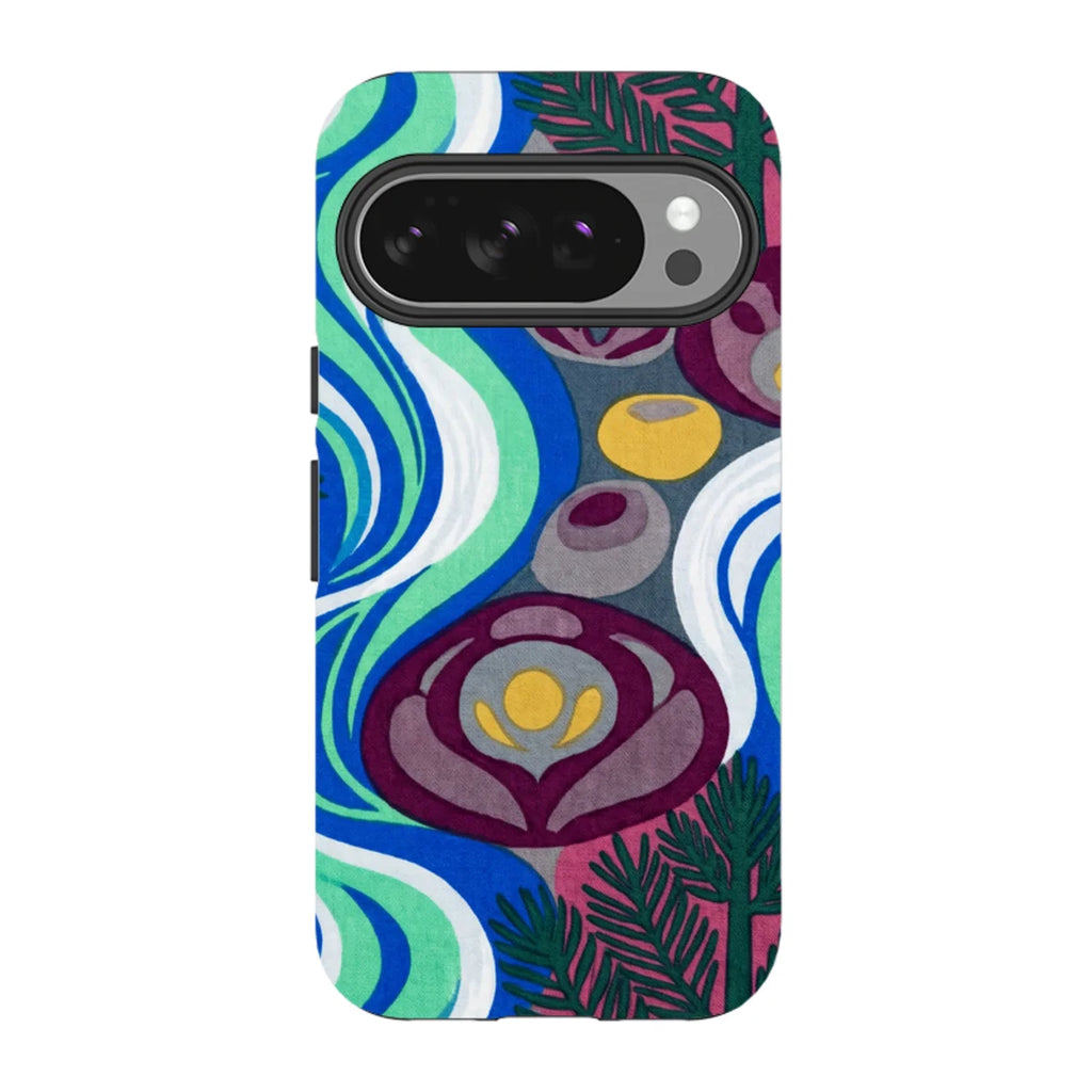 Sauna Bloom Motif by Aino Kallio — Pixel 10 Pro Tough Case — Finnaij