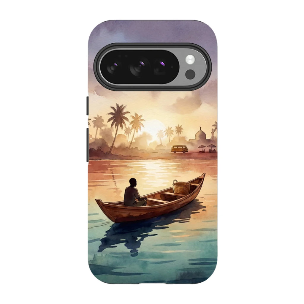 Lagoon Morning by Tobi Akinyemi — Pixel 10 Pro Tough Case — Finnaij