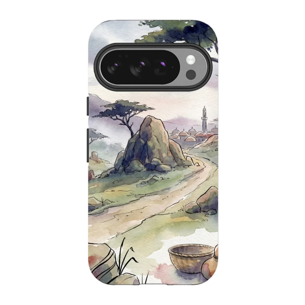 Jos Plateau Cool Light by Tobi Akinyemi — Pixel 10 Pro Tough Case — Finnaij