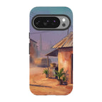 City Edge Quiet Street by Tobi Akinyemi — Pixel 10 Pro Tough Case — Finnaij