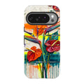 Tropical Flowers by Frida Lövström — Pixel 10 Pro Tough Case — Finnaij