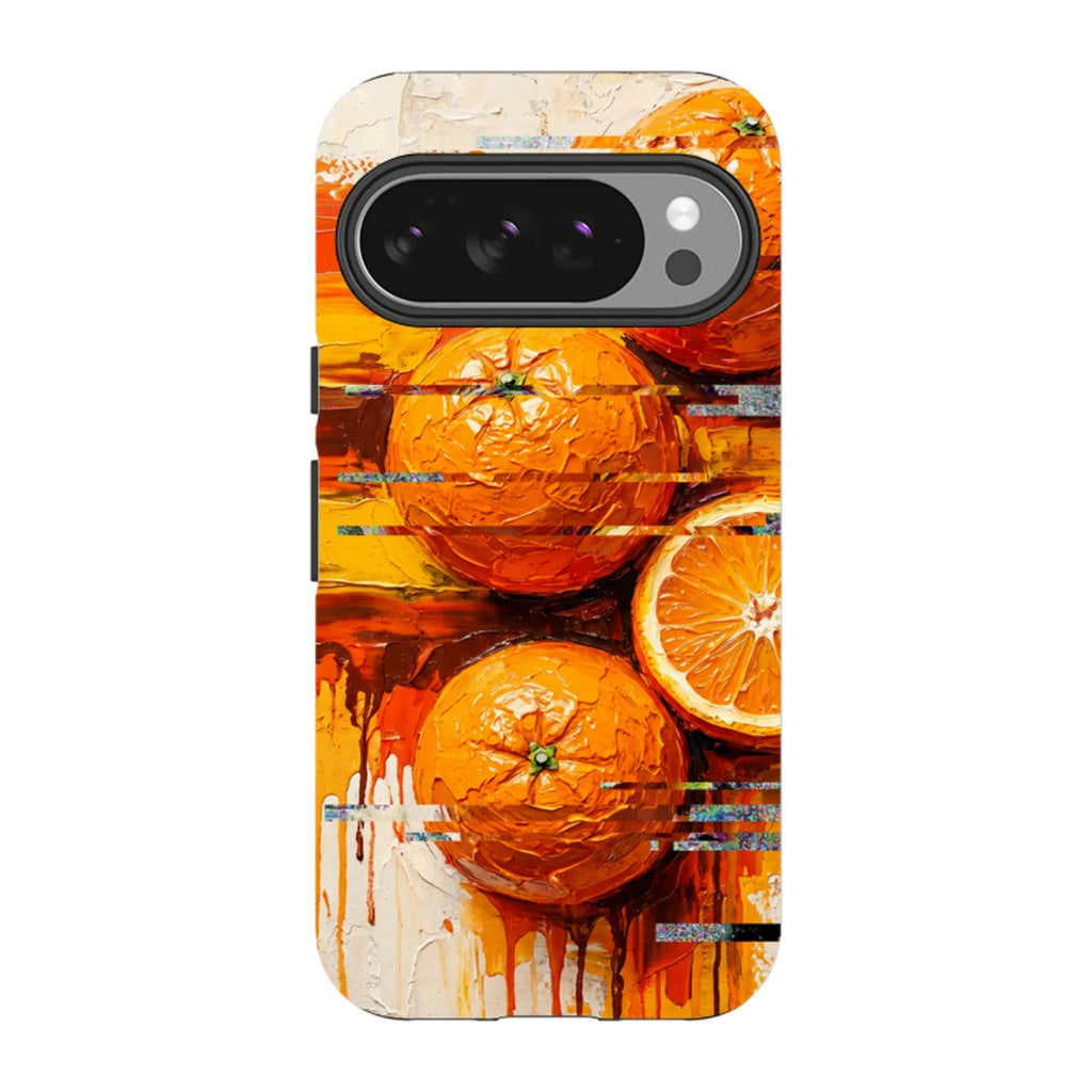 Oranges and Citrus Still Life by Frida Lövström — Pixel 10 Pro Tough Case — Finnaij