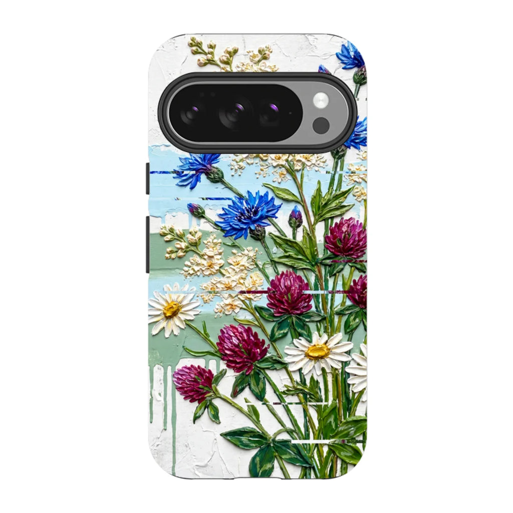 Nordic Wildflowers by Frida Lövström — Pixel 10 Pro Tough Case — Finnaij