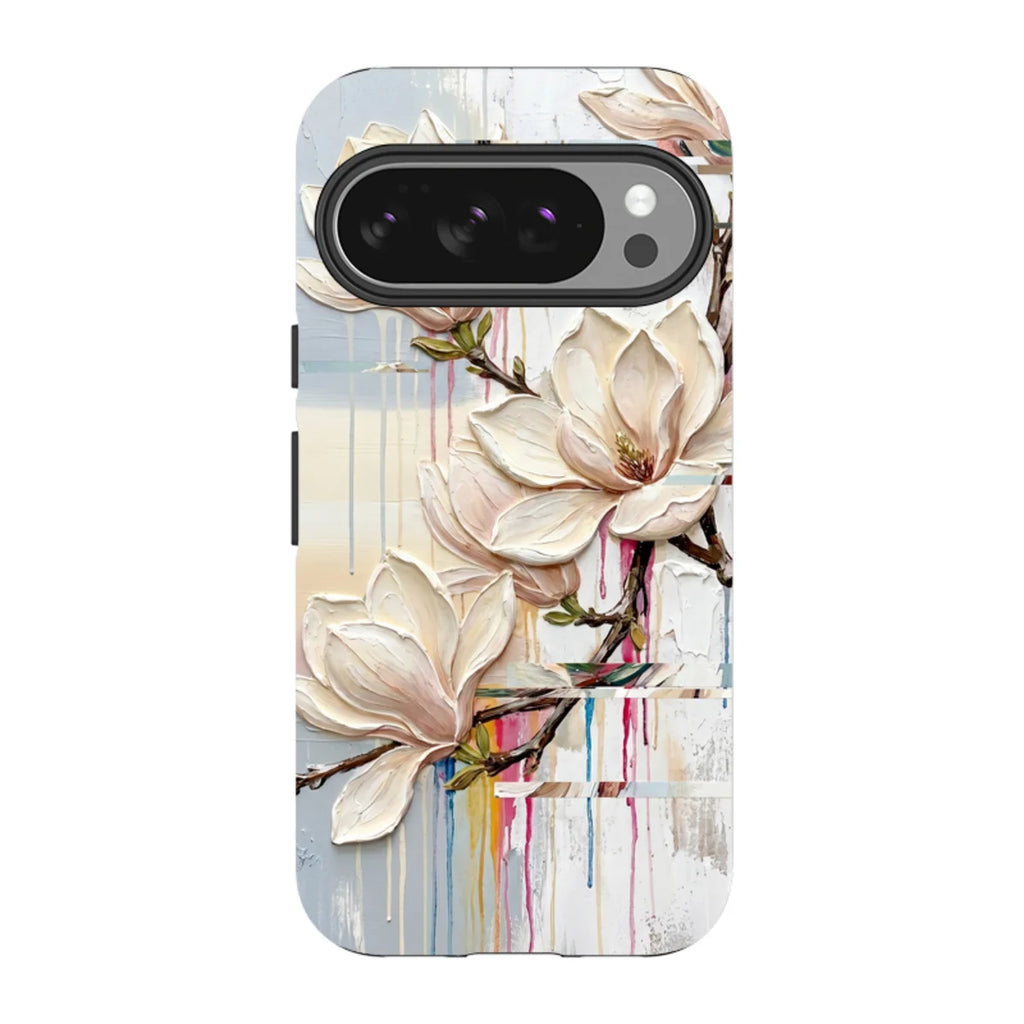 Magnolia Branches by Frida Lövström — Pixel 10 Pro Tough Case — Finnaij