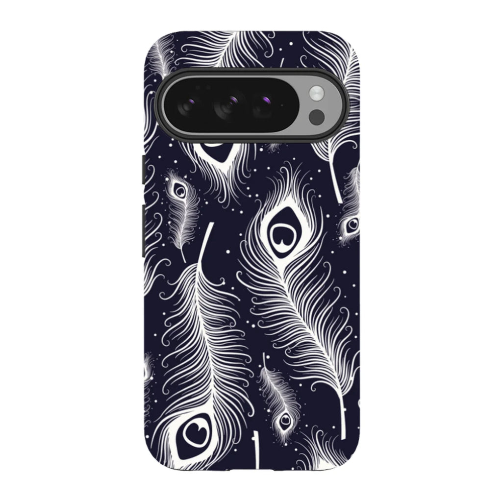 Feathers in Bloom — Pixel 10 Pro XL Tough Case — Finnaij