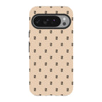 Monogram Beige Harvest — Pixel 10 Pro XL Tough Case — Finnaij