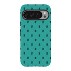 Monogram Teal — Pixel 10 Pro XL Tough Case — Finnaij