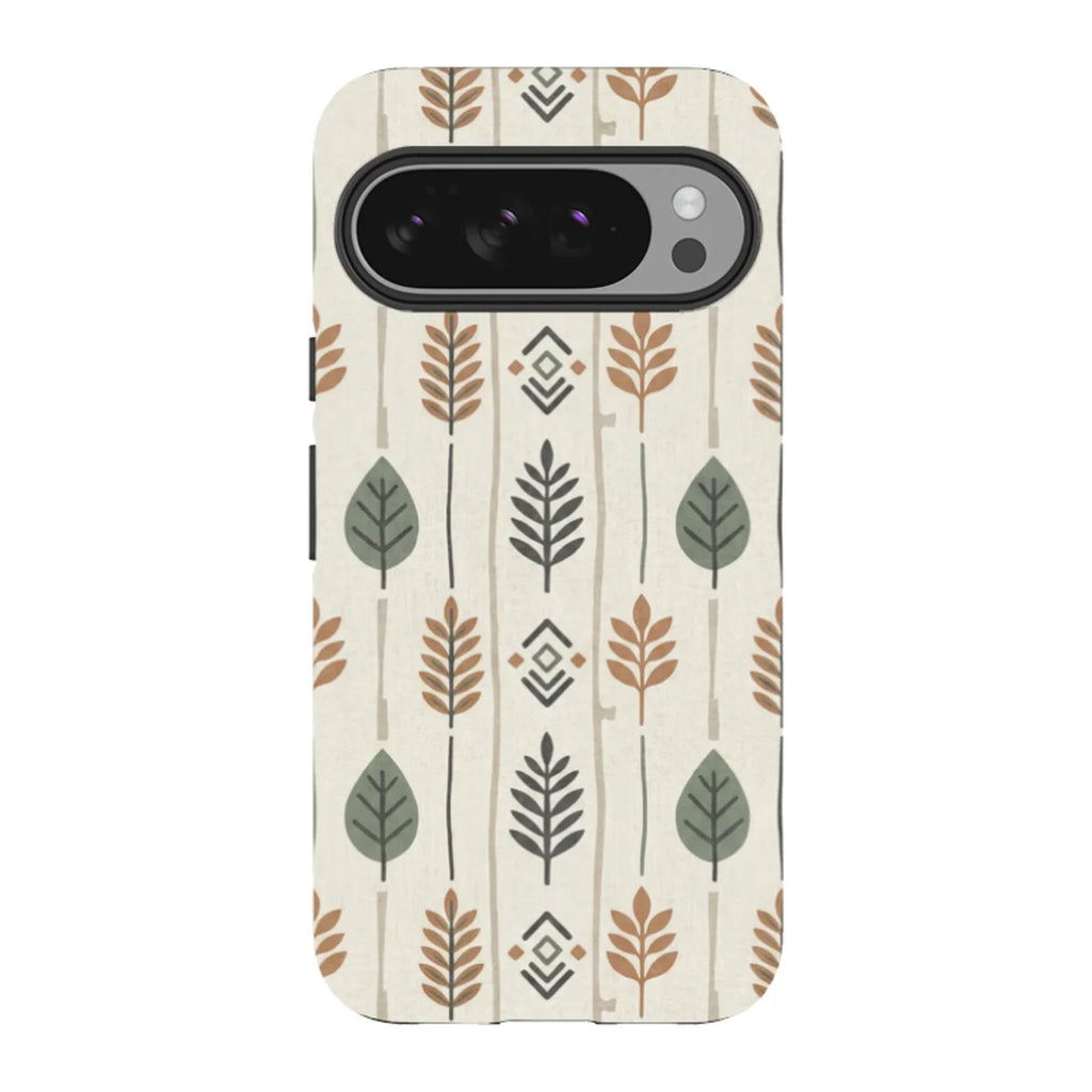 Birch and Linen Pattern by Elsi Vaarala — Pixel 10 Pro XL Tough Case — Finnaij