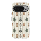 Birch and Linen Pattern by Elsi Vaarala — Pixel 10 Pro XL Tough Case — Finnaij