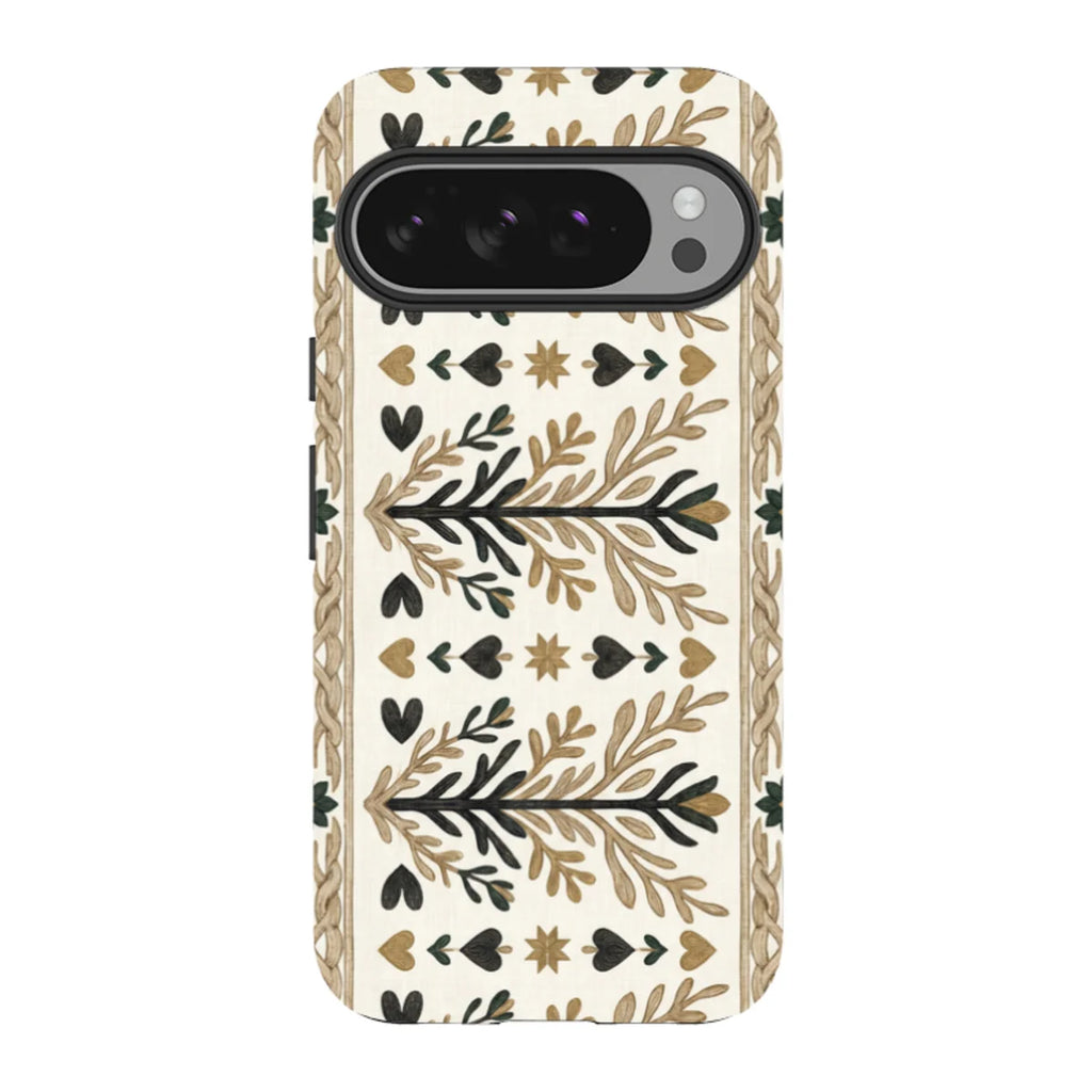 Heritage Border by Elsi Vaarala — Pixel 10 Pro XL Tough Case — Finnaij