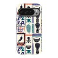 Market Day Icons by Ada Okoye — Pixel 10 Pro XL Tough Case — Finnaij