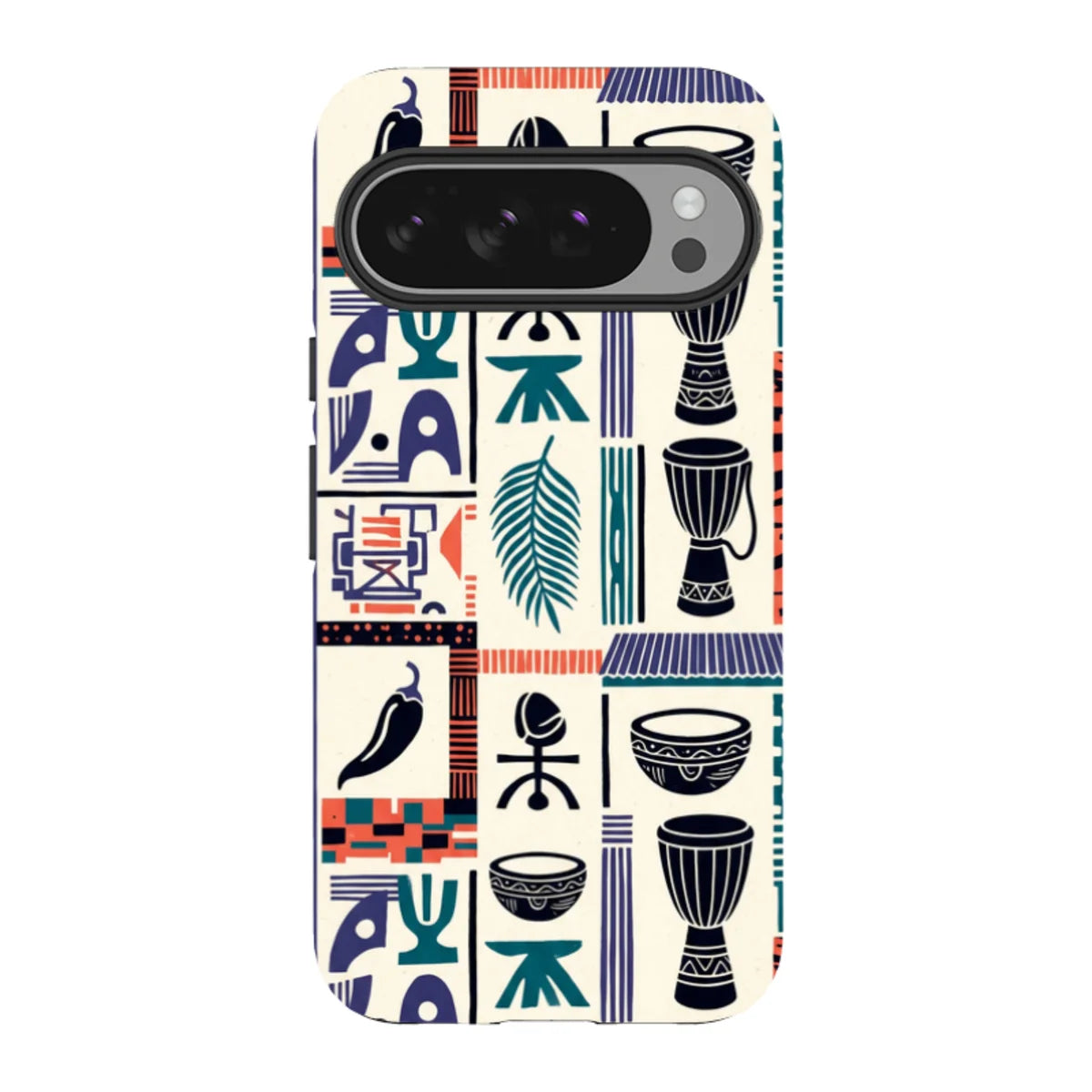 Market Day Icons by Ada Okoye — Pixel 10 Pro XL Tough Case — Finnaij