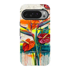 Tropical Flowers by Frida Lövström — Pixel 10 Pro XL Tough Case — Finnaij
