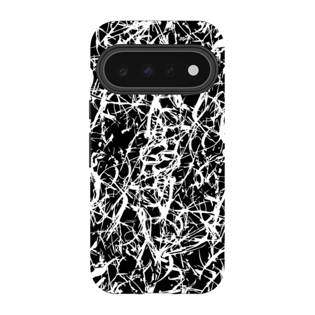 Black-White Grunge — Pixel 11 Tough Case — Finnaij