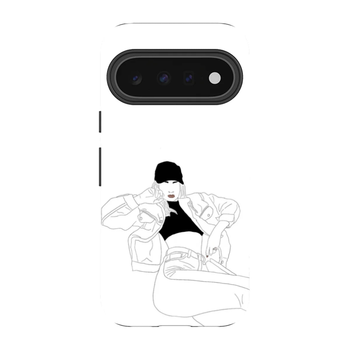 Black Cap by Keagan Haight — Pixel 11 Tough Case — Finnaij