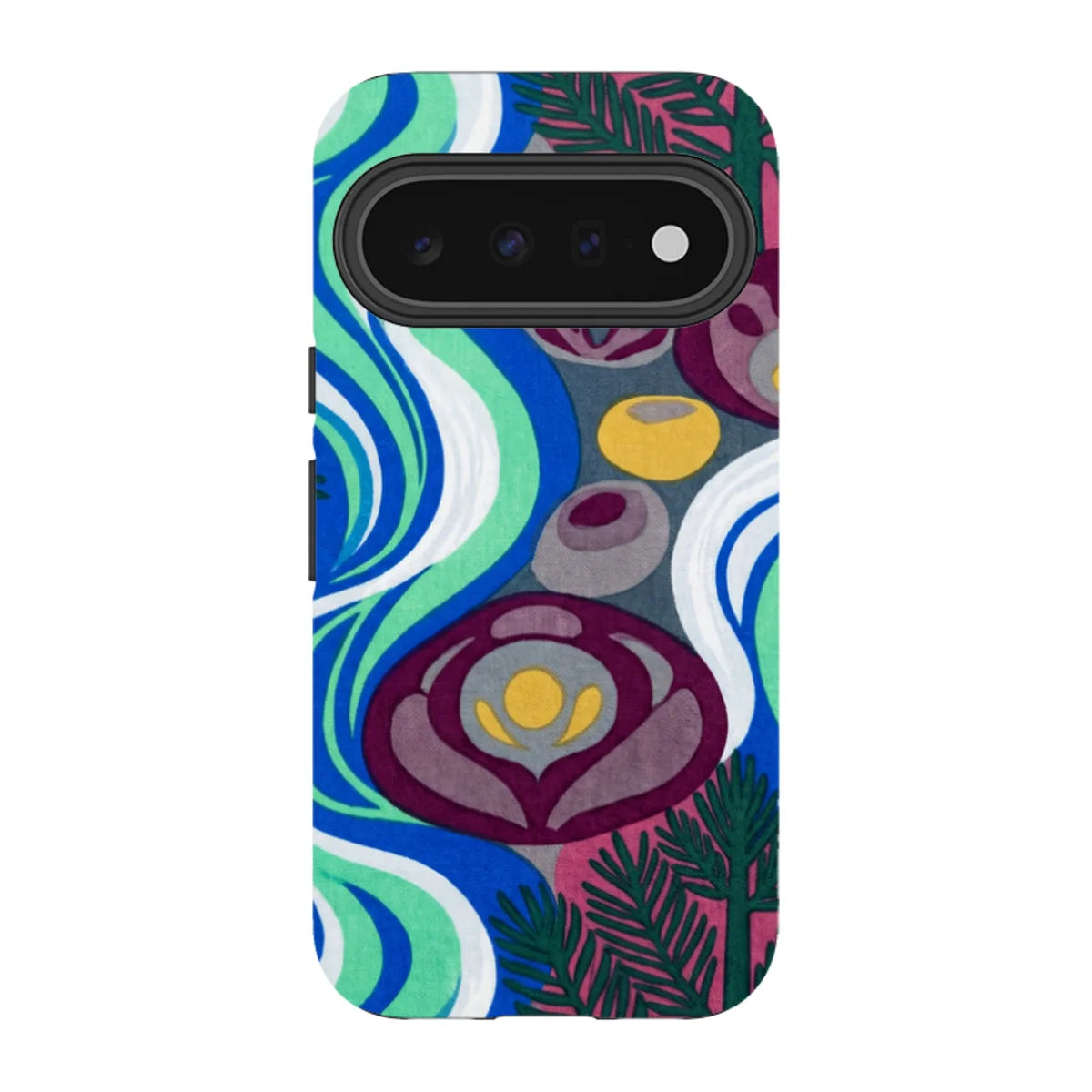 Sauna Bloom Motif by Aino Kallio — Pixel 11 Tough Case — Finnaij