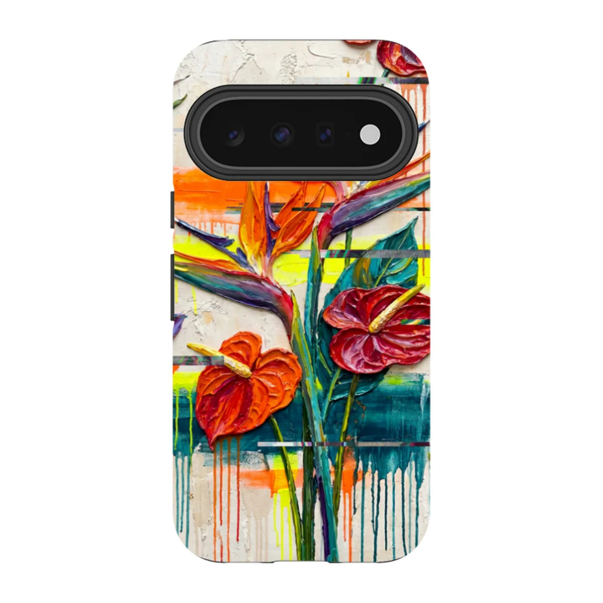 Tropical Flowers by Frida Lövström — Pixel 11 Tough Case — Finnaij