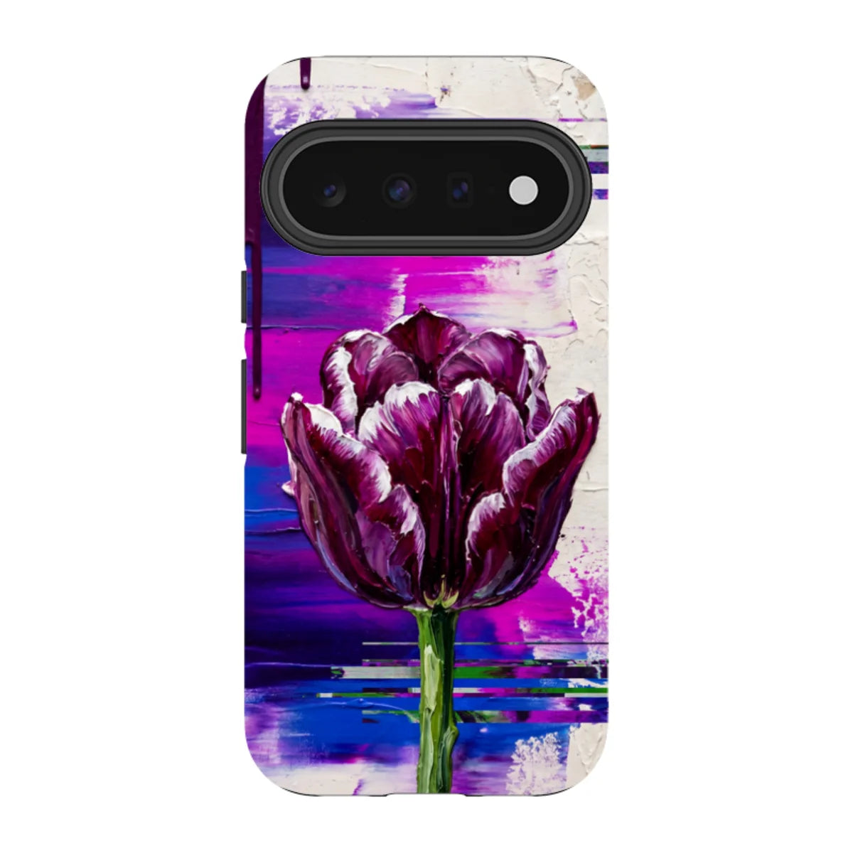 Single Dramatic Tulip by Frida Lövström — Pixel 11 Tough Case — Finnaij