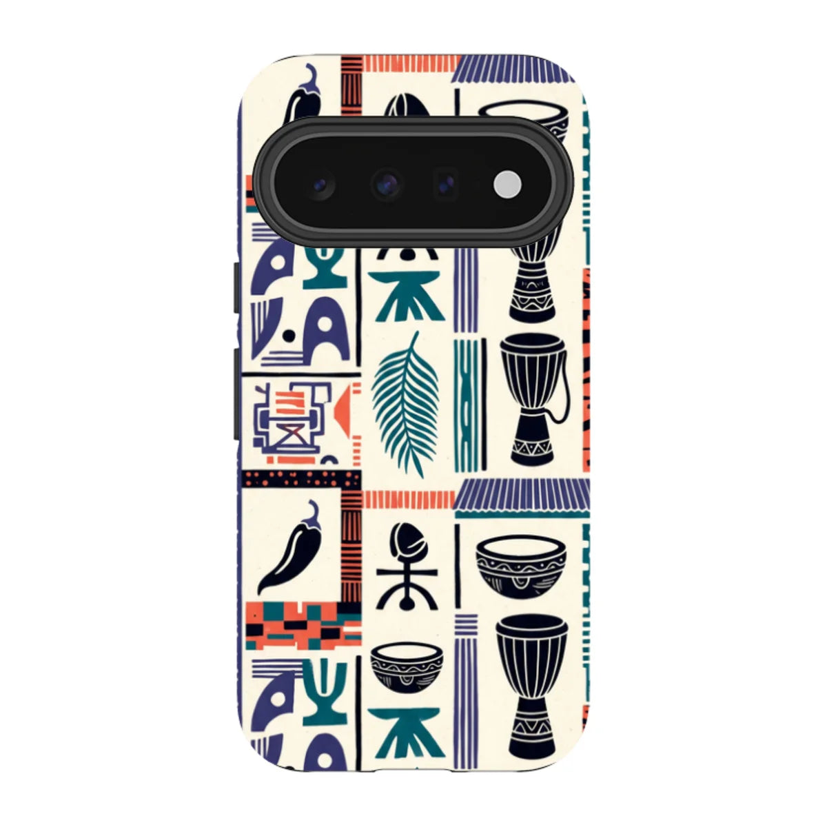 Market Day Icons by Ada Okoye — Pixel 11 Tough Case — Finnaij
