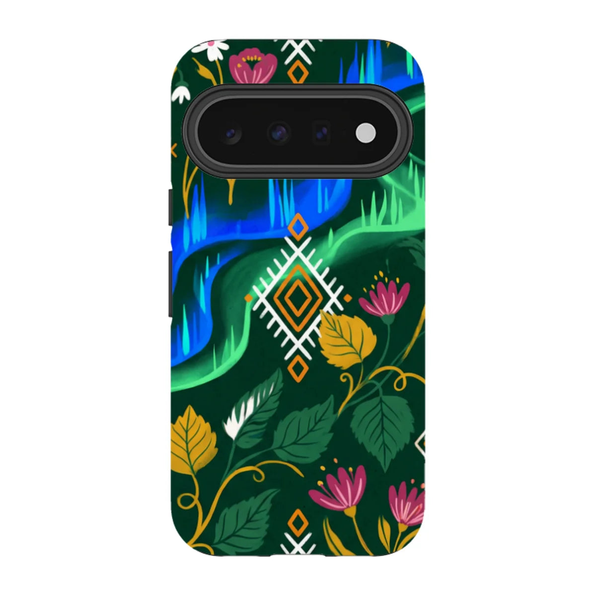 Aurora Birch Bloom by Aino Kallio — Pixel 11 Tough Case — Finnaij