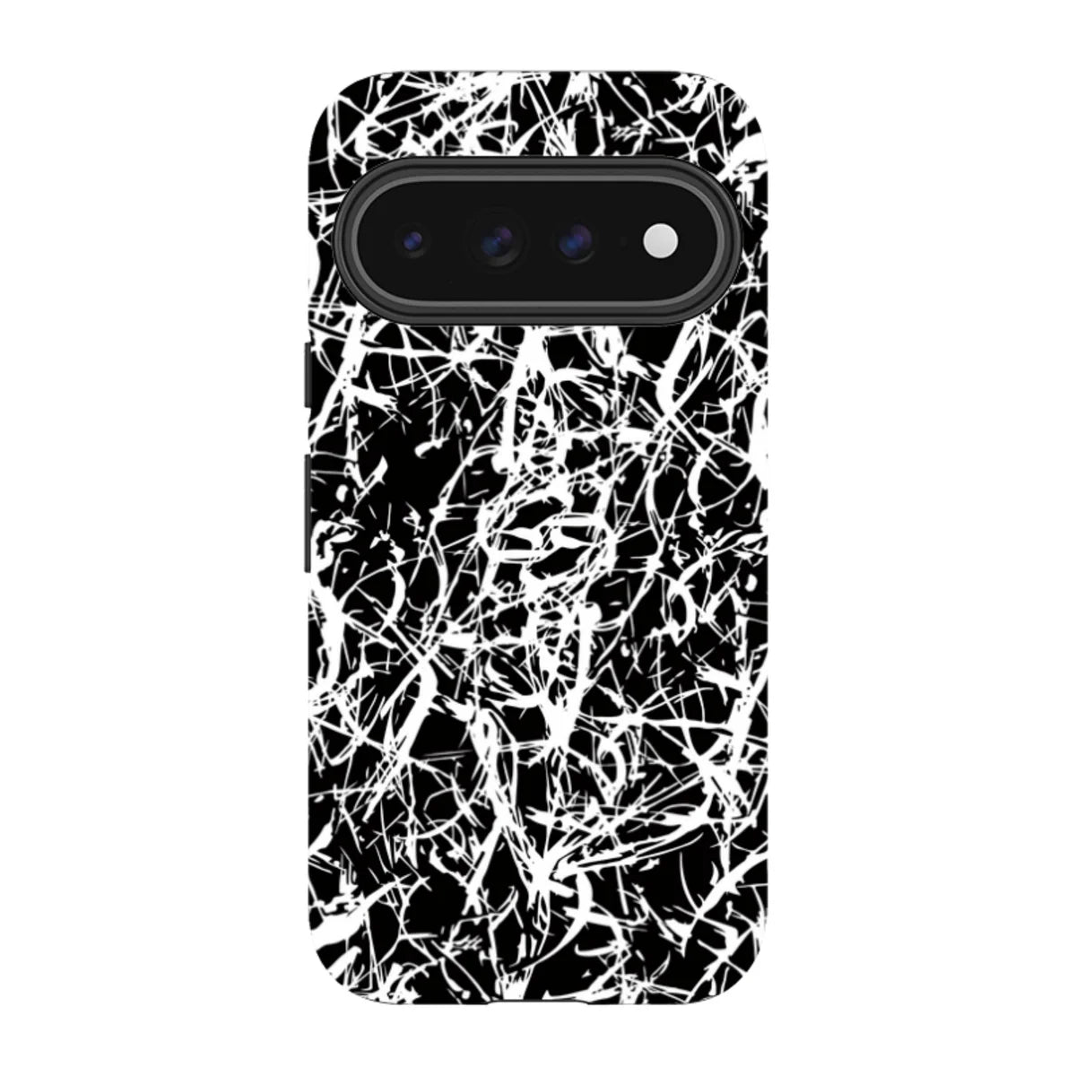 Black-White Grunge — Pixel 11 Pro Tough Case — Finnaij