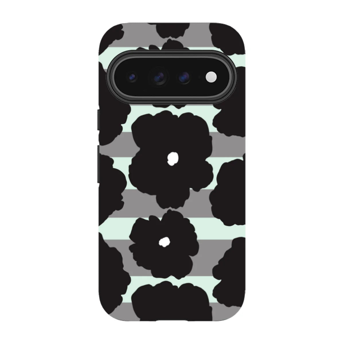 Bold Floral Black — Pixel 11 Pro Tough Case — Finnaij