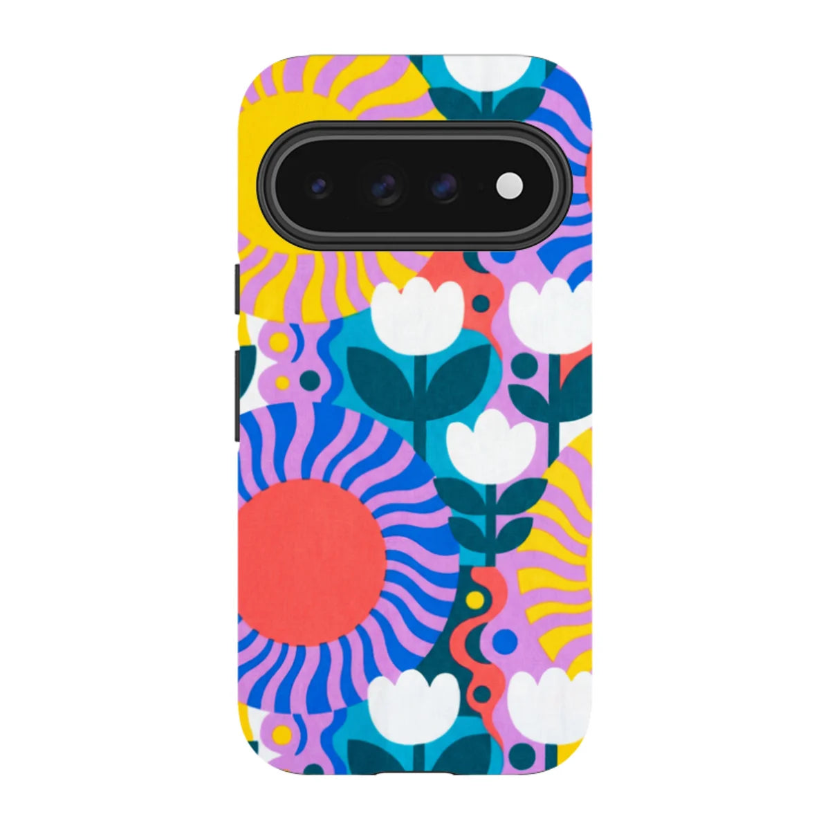 Midnight Sun Mod Bloom by Salla Niemi — Pixel 11 Pro Tough Case — Finnaij