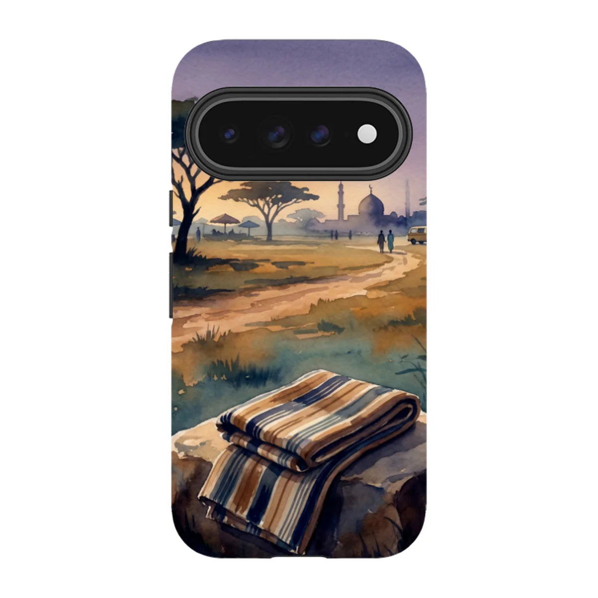 Aso-Oke Accent in the Landscape by Tobi Akinyemi — Pixel 11 Pro Tough Case — Finnaij