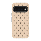 Monogram Beige Harvest — Pixel 11 Pro Tough Case — Finnaij