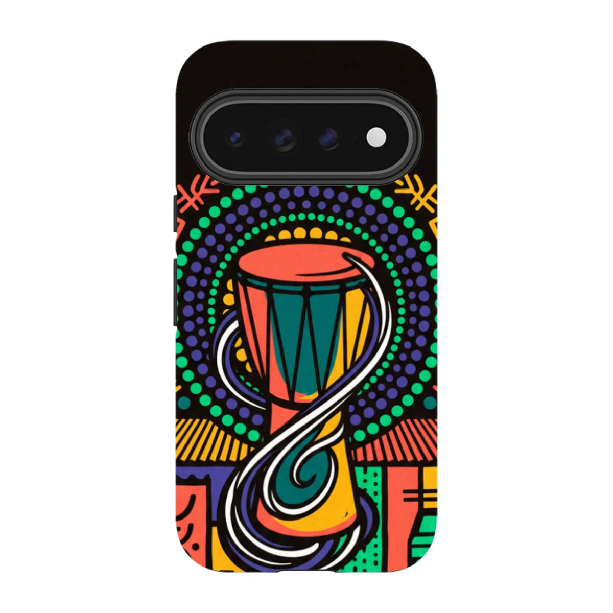 Talking Drum Halo by Ada Okoye — Pixel 11 Pro Tough Case — Finnaij