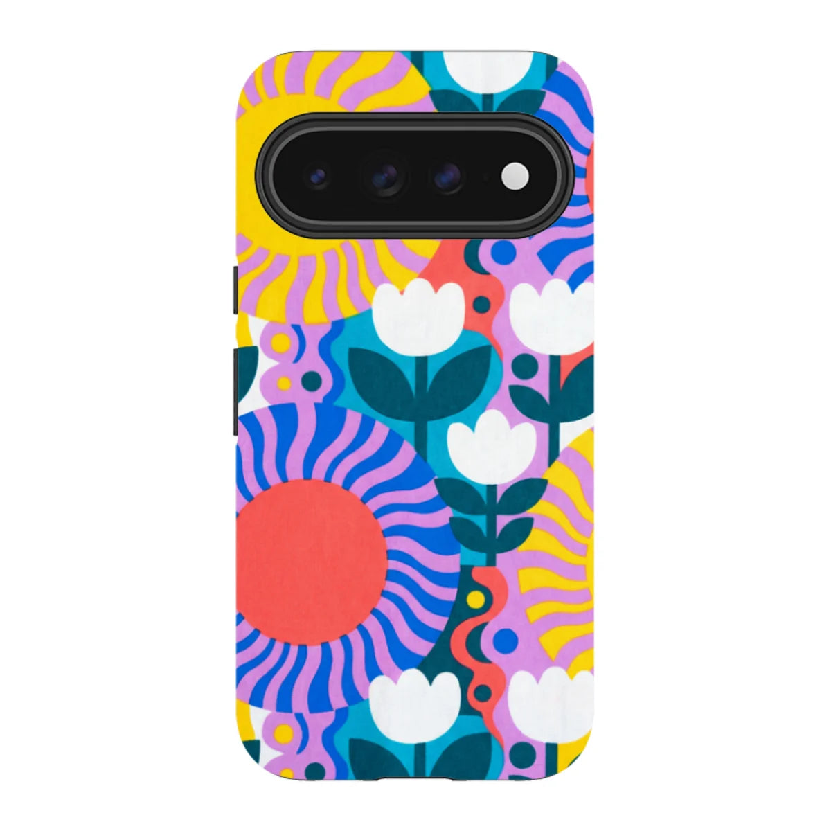 Midnight Sun Mod Bloom by Salla Niemi — Pixel 11 Pro XL Tough Case — Finnaij