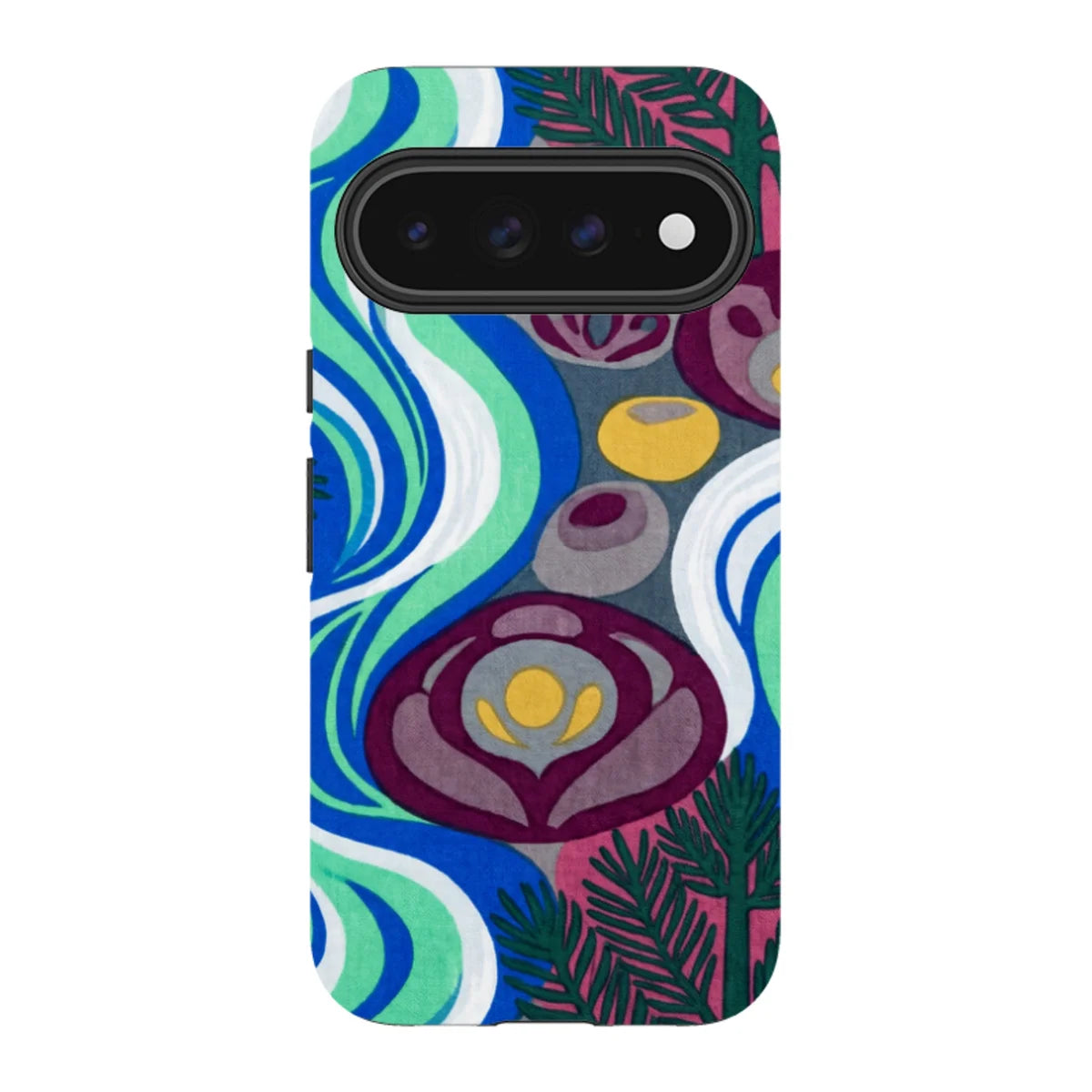 Sauna Bloom Motif by Aino Kallio — Pixel 11 Pro XL Tough Case — Finnaij