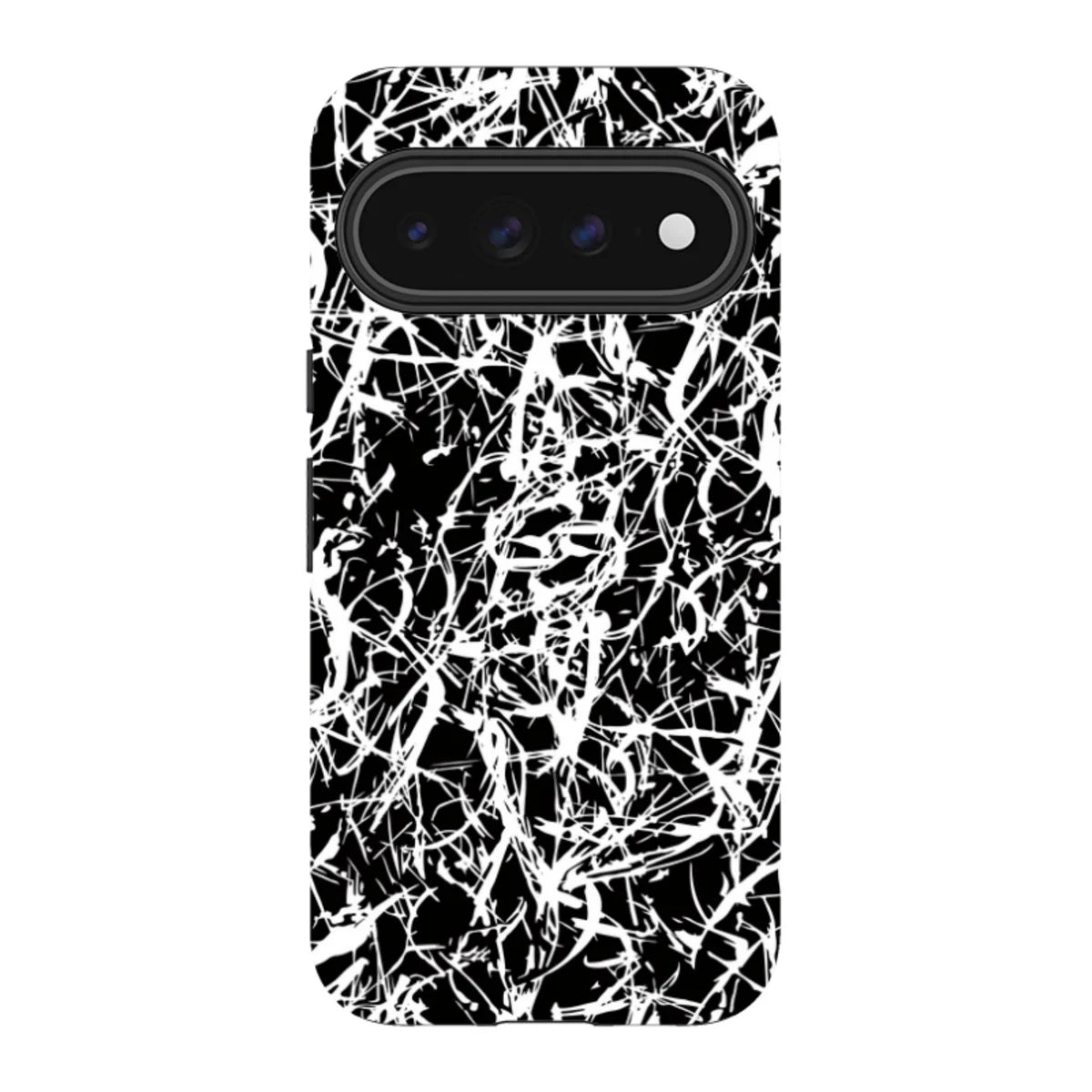 Black-White Grunge — Pixel 11 Pro XL Tough Case — Finnaij