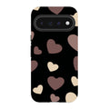 White & Black Hearts — Pixel 11 Pro XL Tough Case — Finnaij