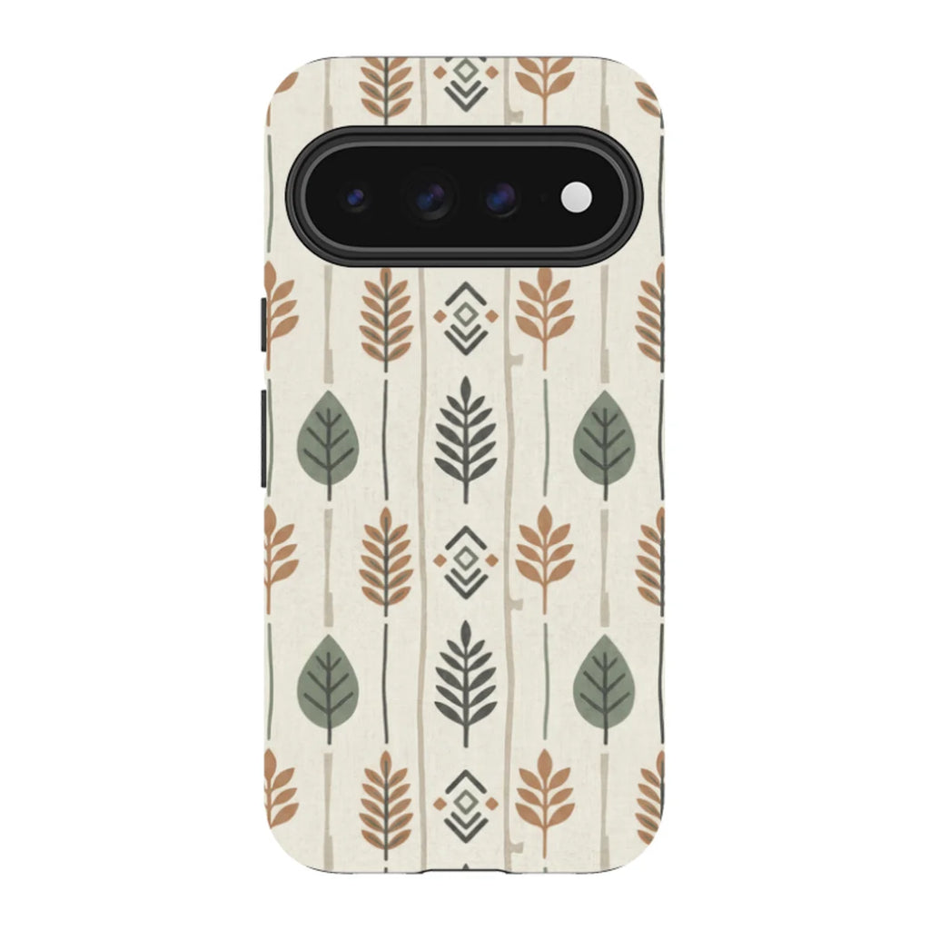 Birch and Linen Pattern by Elsi Vaarala — Pixel 11 Pro XL Tough Case — Finnaij