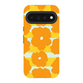 Bold Floral Orange — Pixel 11 Pro XL Tough Case — Finnaij
