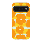 Bold Floral Orange — Pixel 11 Pro XL Tough Case — Finnaij