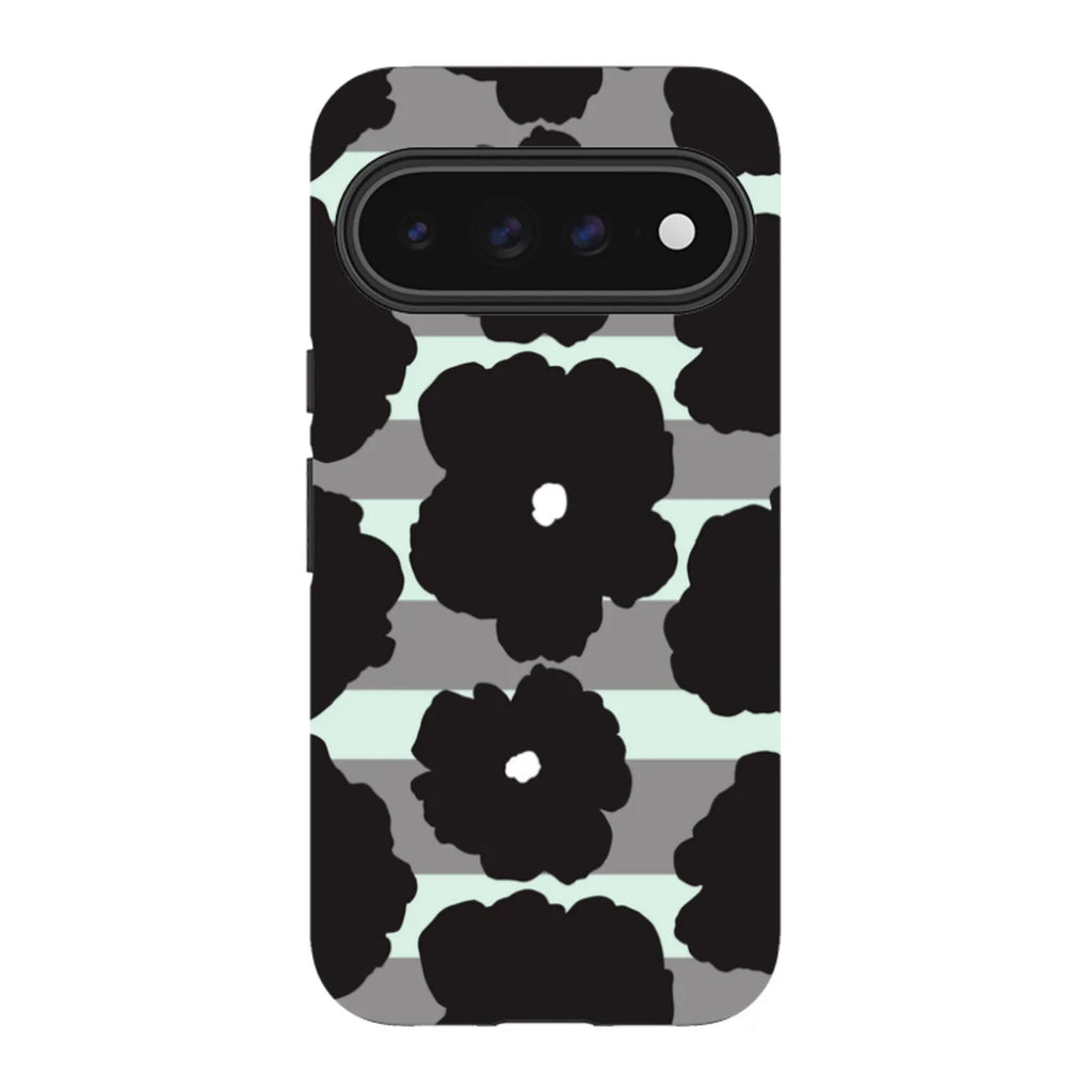 Bold Floral Black — Pixel 11 Pro XL Tough Case — Finnaij