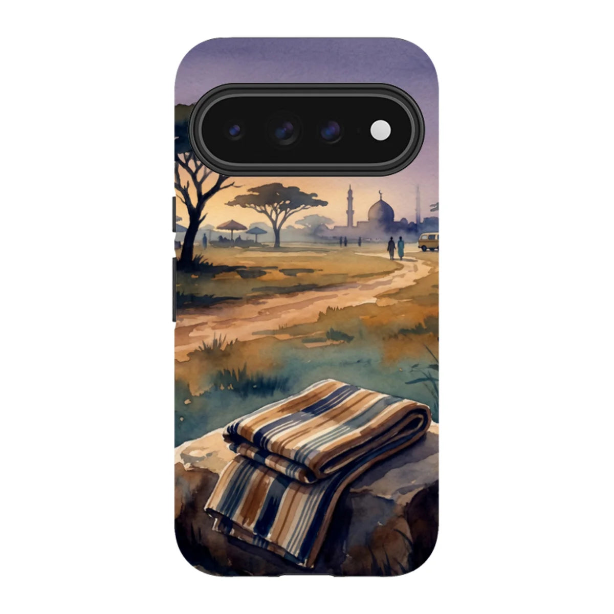 Aso-Oke Accent in the Landscape by Tobi Akinyemi — Pixel 11 Pro XL Tough Case — Finnaij