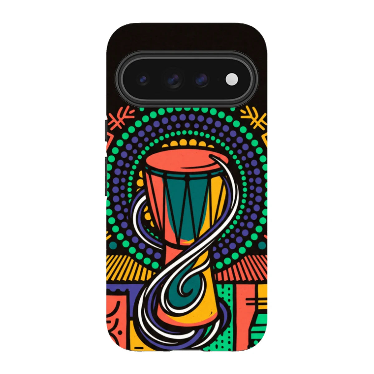 Talking Drum Halo by Ada Okoye — Pixel 11 Pro XL Tough Case — Finnaij